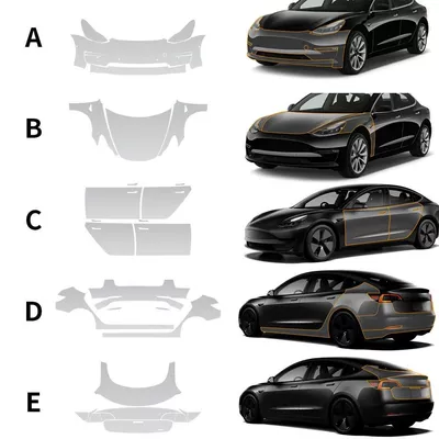 Tesla model3 Rejuvenation Special: Car paint protective film - package-6-20-23-tesla-3