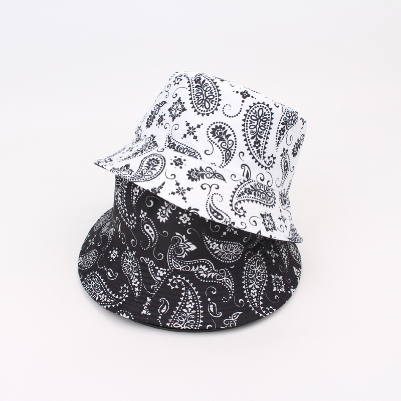 Daily, Beach Occasion Unisex Casual Printing Flat Eaves Bucket Hat