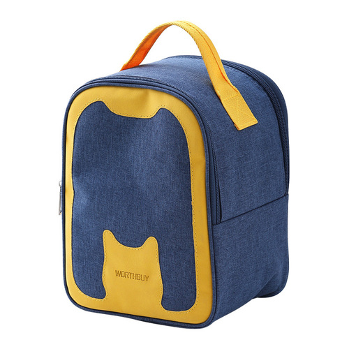 Aluminum foil portable lunch bag for office workers, portable thermal bag, lunch box bag, student picnic bag, cold ice bag