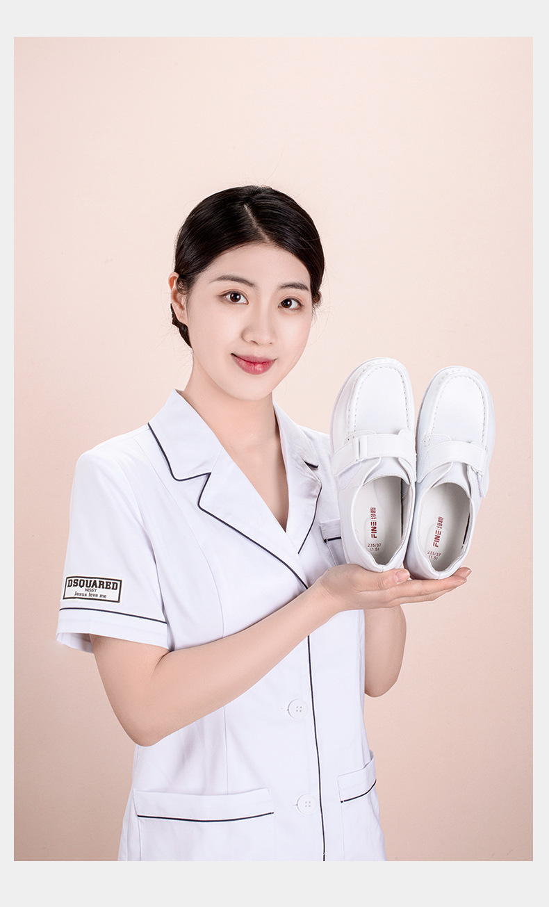 Comfortable Cowhide Women's Casual Shoes With Air Cushion Sole_voghion.com
