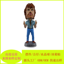 工厂直销来图来样树脂人物摆件动漫手办摇头公仔人物