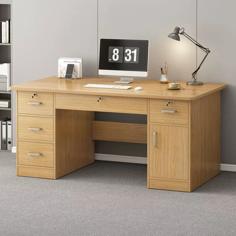 Computer Desk, Desktop Desk, Student Home Bedroom Desk with Drawer, Study Desk, Writing Desk, Simple Modern Office Desk