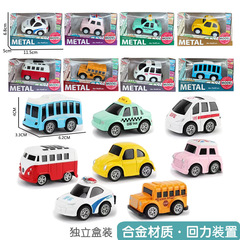 1:64合金工事車単一カラーボックス小自動車模型玩具回力少年プレゼント模擬金属車