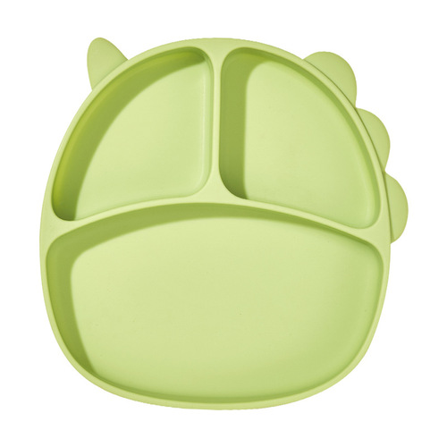 beedoll (Beedou) children's silicone dinner plate, baby suction cup, divided food bowl, straw bowl, large capacity