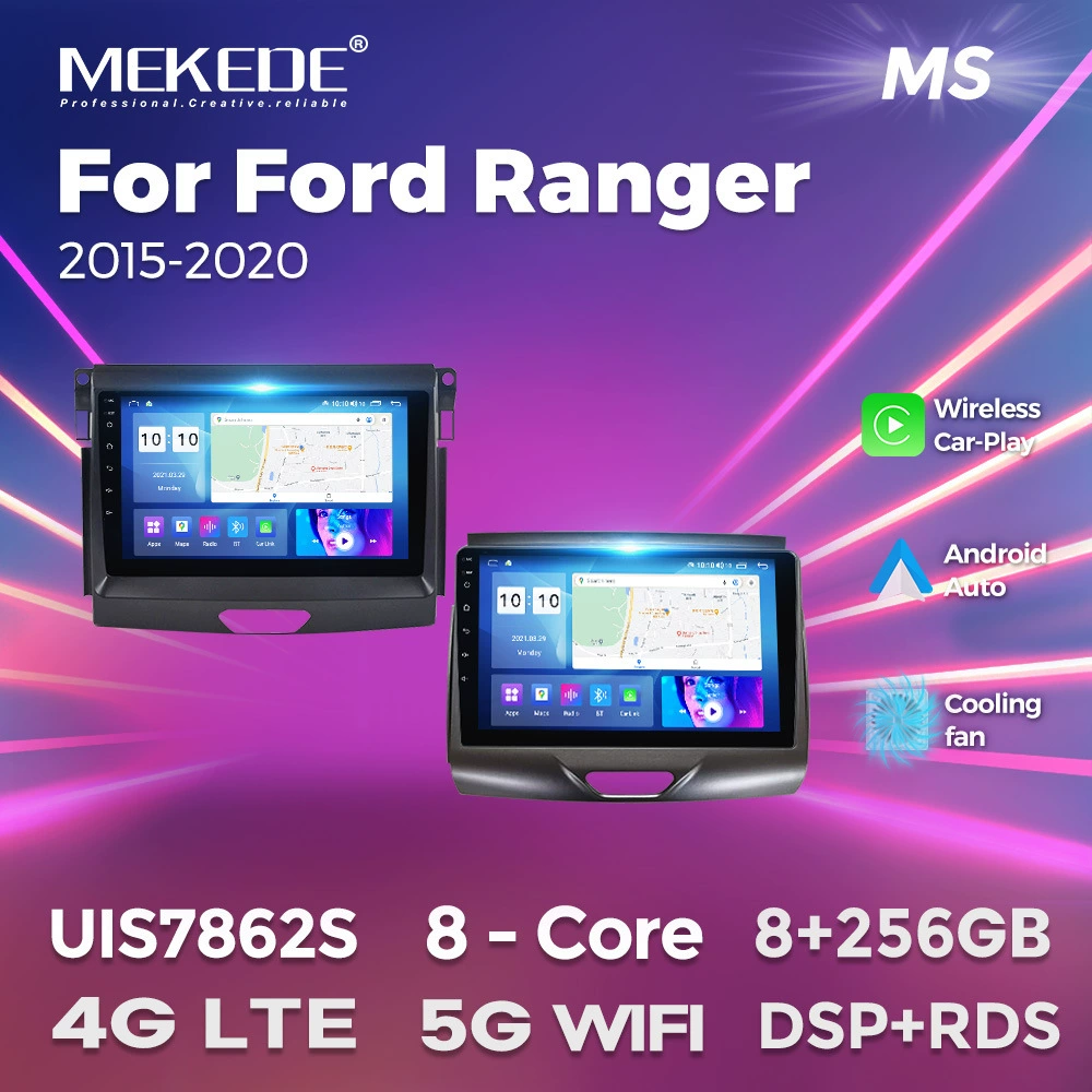 Для Ford Ford Ranger 2015-2020 Android большой экран центральной навигации Bluetooth Carplay