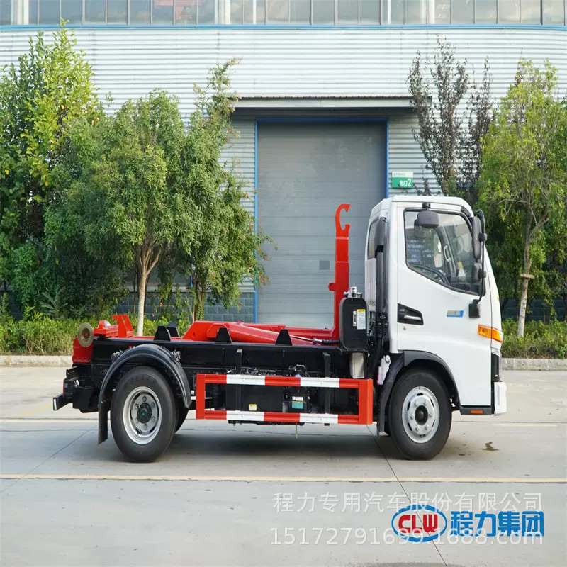 （定金价格）新能源江淮骏铃勾臂垃圾车 社区城镇生活垃圾收集车