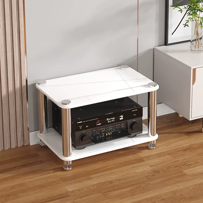 Electric car big tripod – Ktv Tv Cabinet - two-layer-conjoined-yashi-white