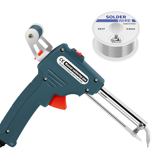 External heating type soldering gun, internal heating type, manual tin delivery, handheld soldering gun set, automatic 60W electric soldering iron manufacturer