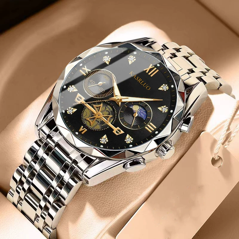 Metal universal quartz trend men's watch for leisure