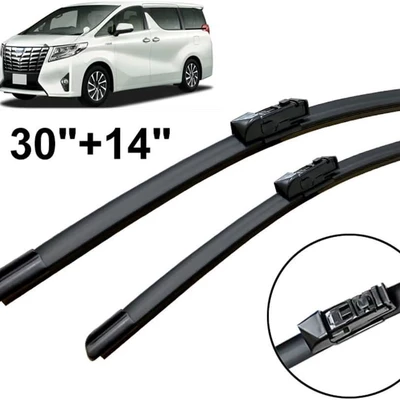 Suitable for Toyota Alphard Mk3 2015-2018 30inch +14 Wiper Blades