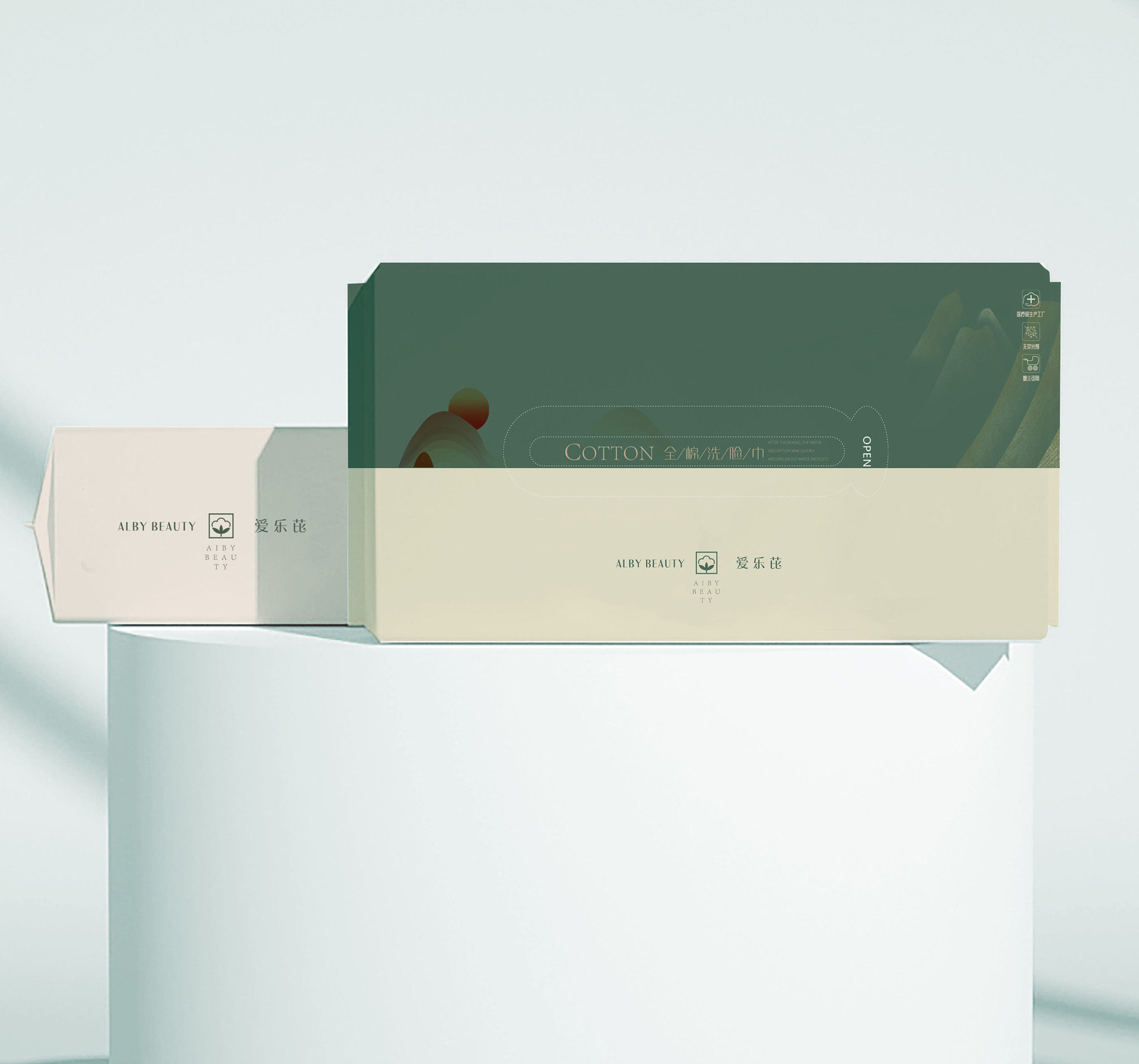 使い捨ての洗顔タオルの女性の引き出し式の純綿は厚くて柔らかくて、綿の洗顔料の美容タオルのメーカーの卸売りを落としません。