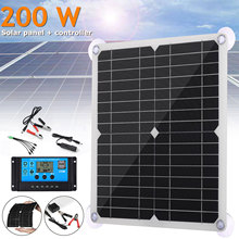 12W單晶太陽能光伏板 半柔性12v發電板套裝200W Solar Panel Kit