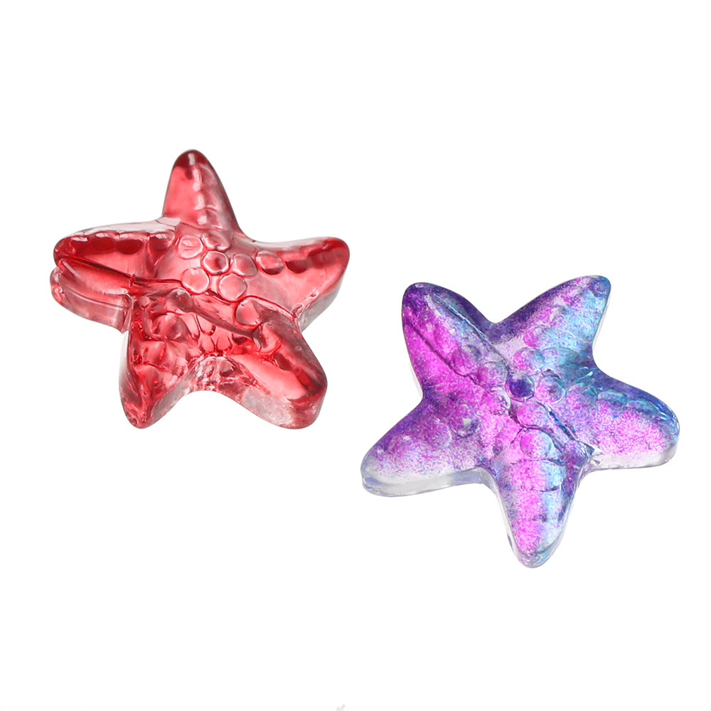 Fábrica de nuevos productos de acristalamiento de estrellas de mar cuentas de vidrio cuentas hechas a mano DIY pulseras collares joyas accesorios al por mayor