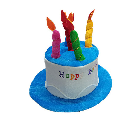 Sombrero de pastel de cumpleaños, sombrero de fiesta para actuaciones, gafas de fiesta de cumpleaños, sombrero de cumpleaños para adultos, sombrero de cumpleaños