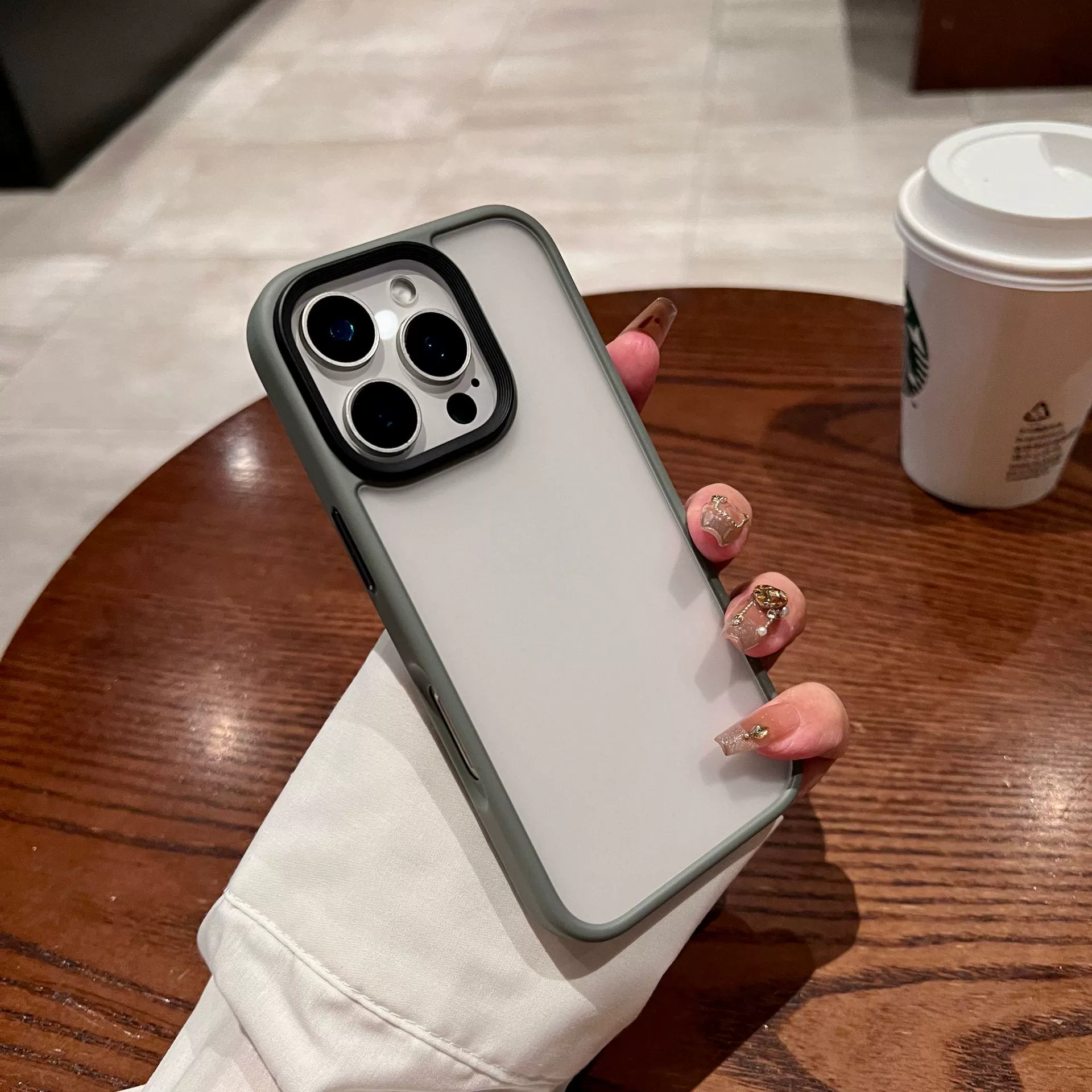 Apple iPhone 16 классический матовый чехол для телефона, совместим с Pro, защитный чехол