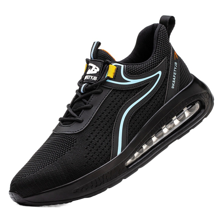 Zapatos de Seguridad para Construcción con Puntera de Acero y Malla Tejida Antigolpes Antiperforación y Resistente al Desgaste image 1