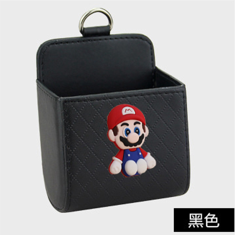 Bolsa de almacenamiento de salida de aire del automóvil bolsas de colgar de teléfonos móviles creativas Mary caja de almacenamiento de artículos para colgar almacenamiento