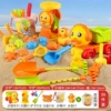 Medium dump truck + hourglass + shovel + sand cover + sand bucket + kettle [26-piece set] #125114116151
