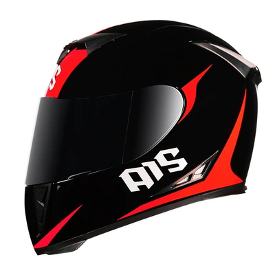 Motosiklet kaskı (dəbilqə) Off-Road Outdoor Motorcycle Electric - red-blade-black-tea-m