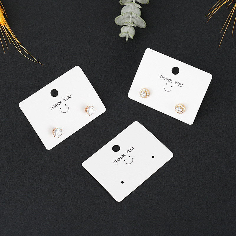 韩式耳环卡纸耳钉卡片饰品卡纸耳环卡片厂家现货