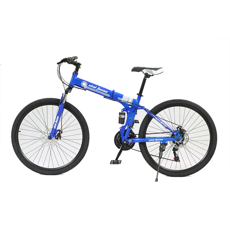 Shock-absorbing mountain bike with brake system for adults disc brake