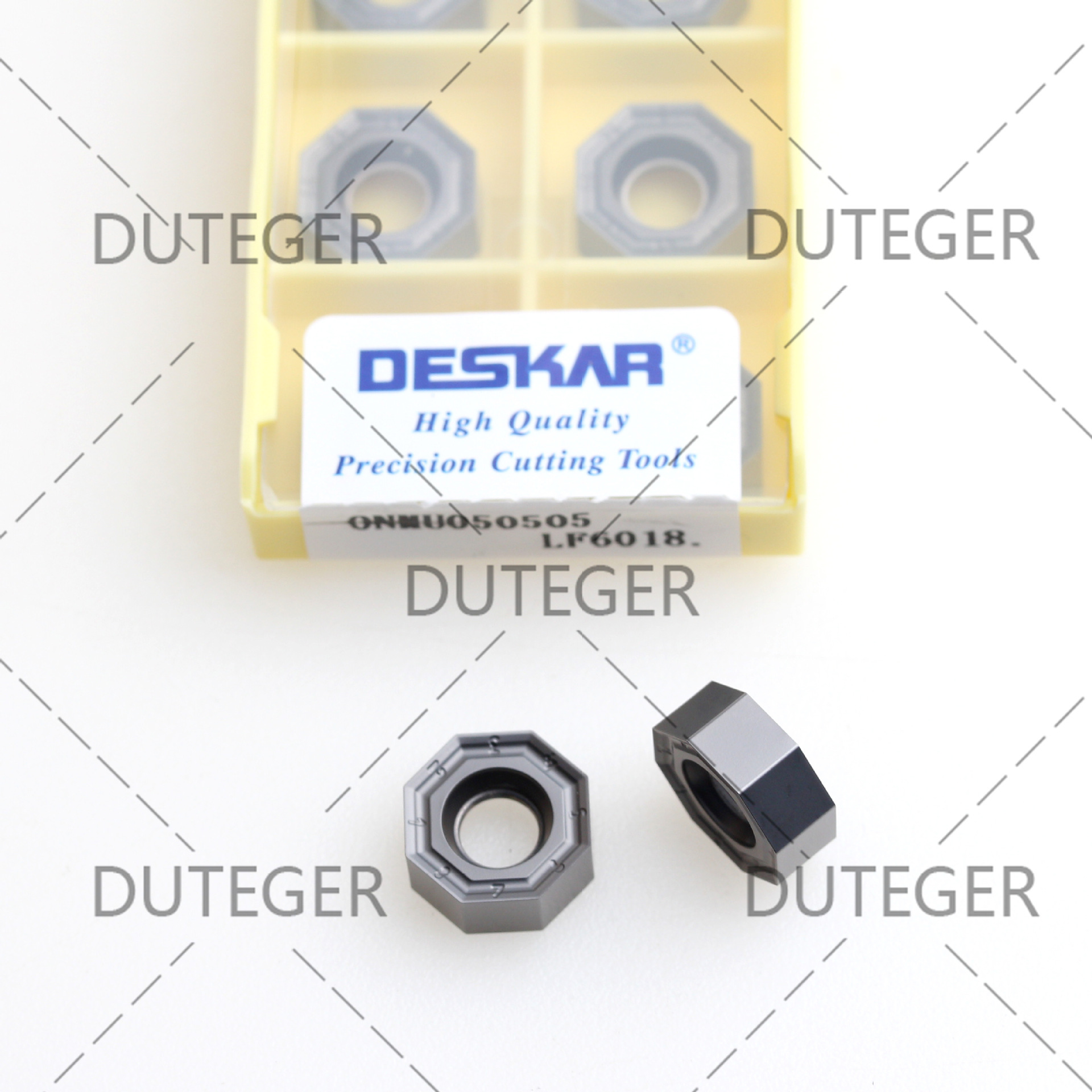 戴斯卡数控面铣刀片ONMU050505 LF6018不锈钢铣刀粒快进给铣刀