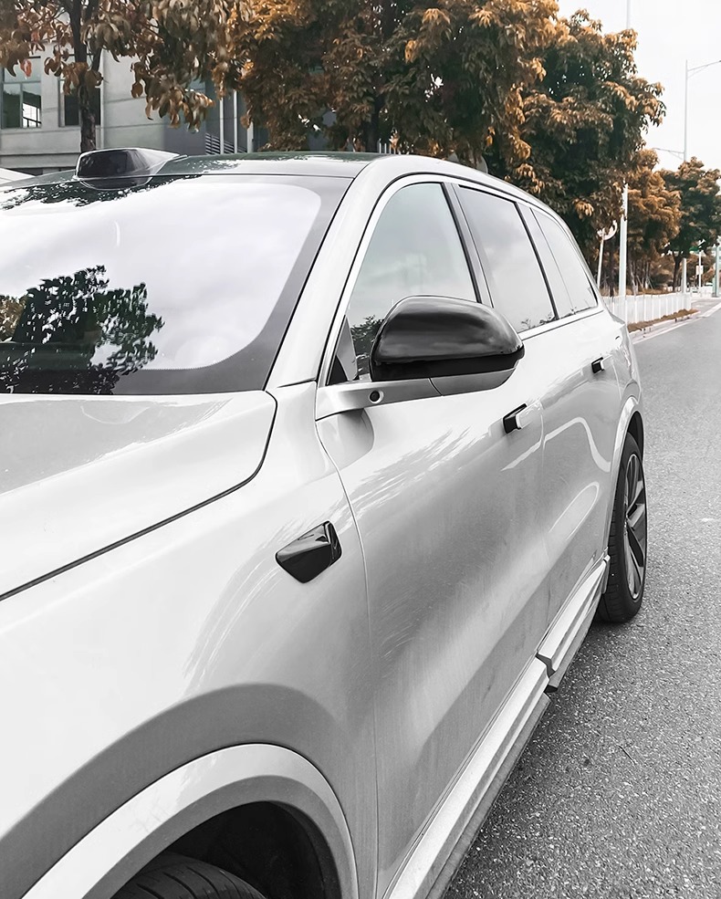 Ideal L6L7L8L9 rearview mirror protective cover blackened modified reversing mirror cover upgrade Black Samurai decoration accessories