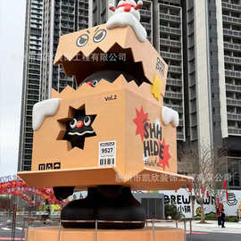 玻璃钢雕塑定制艺术造型雕塑户外大型摆件广场景观装置_源头工厂
