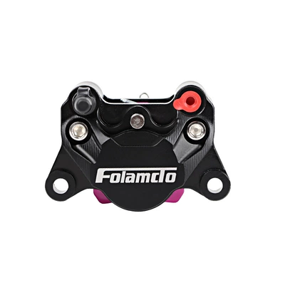 Genuine Flando track edition "Little Crab" calipers, new modification for Maverick 9 AE4 disc brake lower pump (Other brake systems) - black-mounting-screws