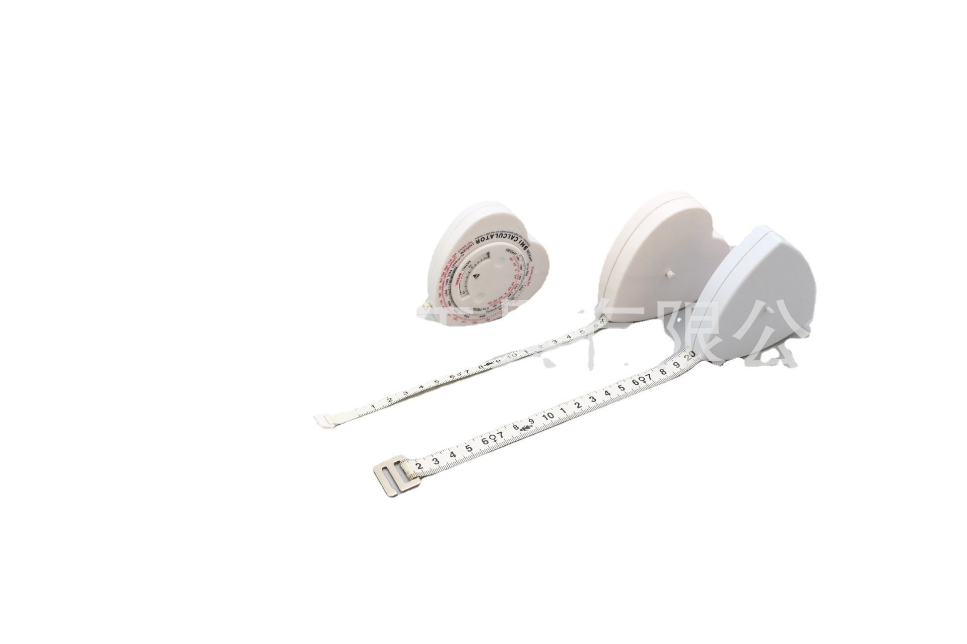 供应健康腰围尺 BMI多功能心形卷尺厂家批发精美伸缩型塑料卷尺