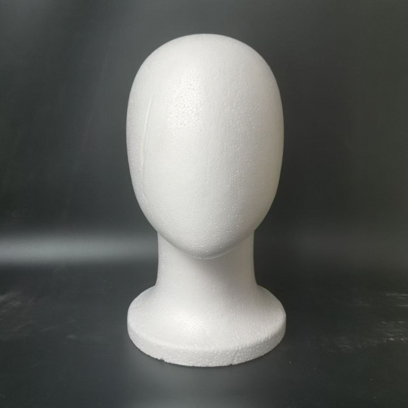 人の頭の男女の泡の頭は偽の頭の型のかつらのモデルの頭の男を展示します。|undefined