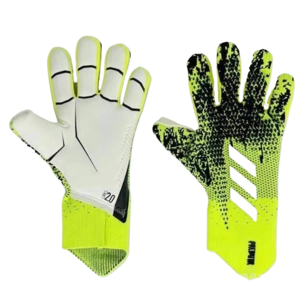 Guantes de fútbol portero profesional portero adulto Halcón juego infantil antideslizante desgaste transpirable flores de seda dorada platina