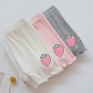 Girls' Five-point Pants Summer Thin Medium Pants Children's Western-style Summer Dress Seven-point Baby's Modal Leggings for Outer Wear