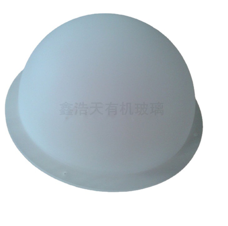 亚克力磨砂半球有机玻璃透明空心球半透明磨砂罩白色哑光半圆球罩