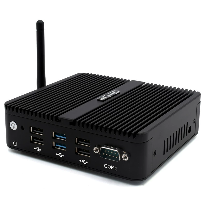 HYSTOU промышленный контроллер компьютерной системы хост J4125 четыре сетевых порта firewall мягкий маршрутизатор миниатюрный хост мини-компьютер