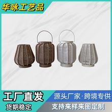 源头工厂棉绳铁艺创意灯罩灯室内庭院LED装饰灯跨境节日氛围灯