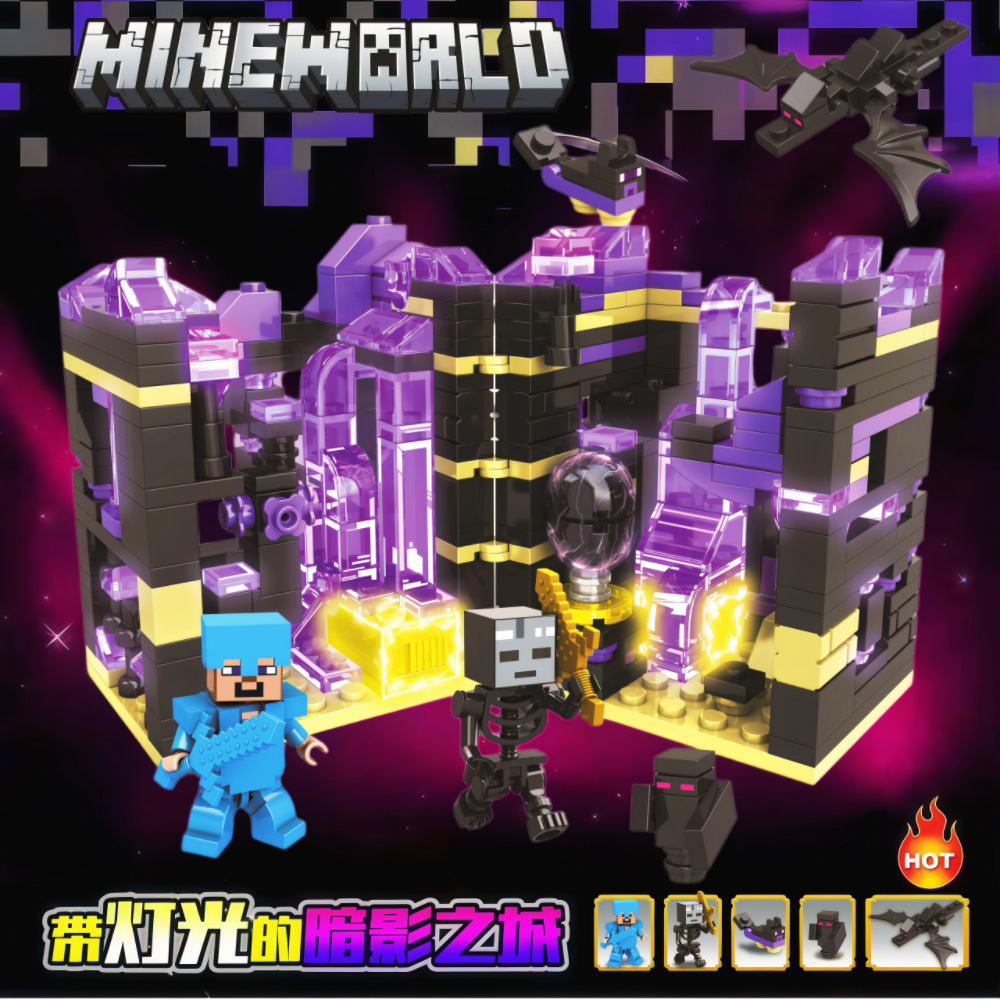 New building blocks for Minecraft: Lava Caverns and Shadow City