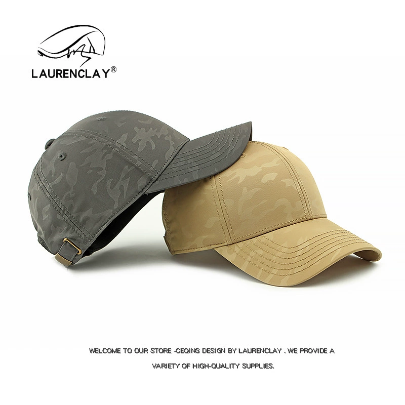 Men's classic camouflage travel baseball cap, high quality sun hat, simple and elegant design, sun protection