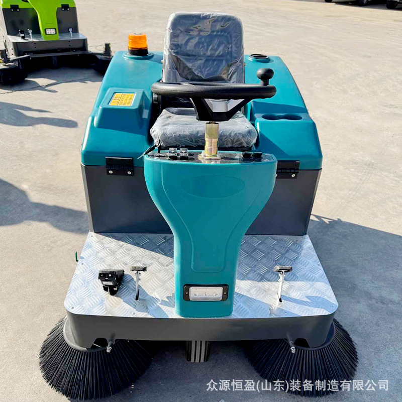 树叶石子煤灰清扫 车间厂区1400型拖地机 驾驶式小型电动扫地车