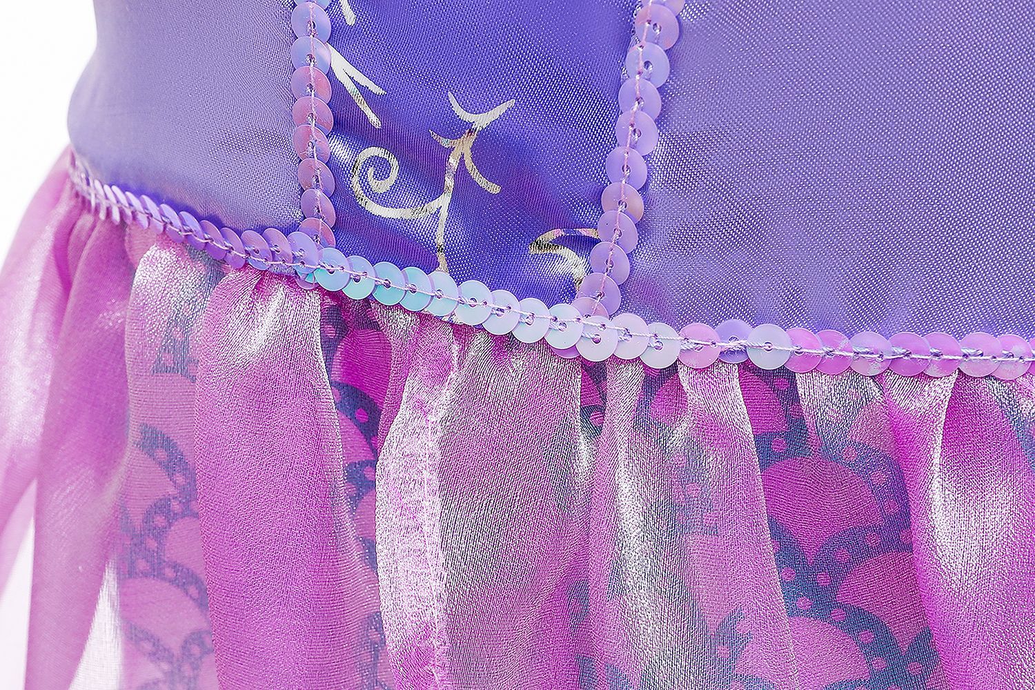 Fashion Mermaid Printing Cotton Blend Girls Dresses display picture 20