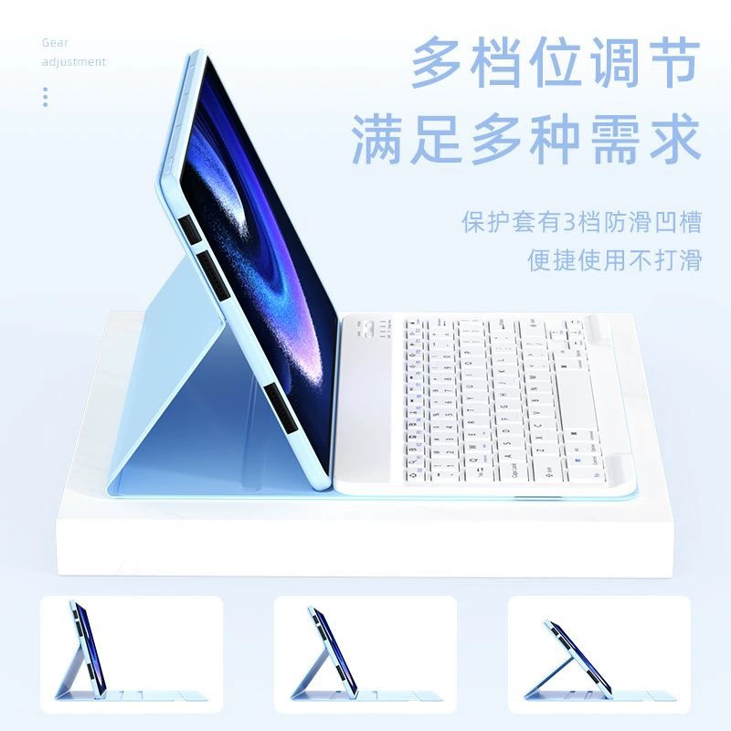 Совместимый чехол для планшета Samsung с отсоединяемой клавиатурой и мышью, защитный чехол, A9, 9 Plus, Bluetooth, A8, S9