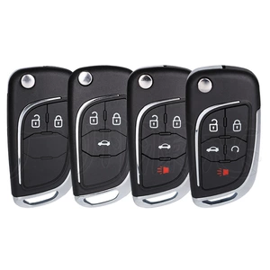 Opel Chevrolet Buick üçün Dəyişdirilmiş Qatlanan Pult Açar Korpusu 2/3/4/5 düymə