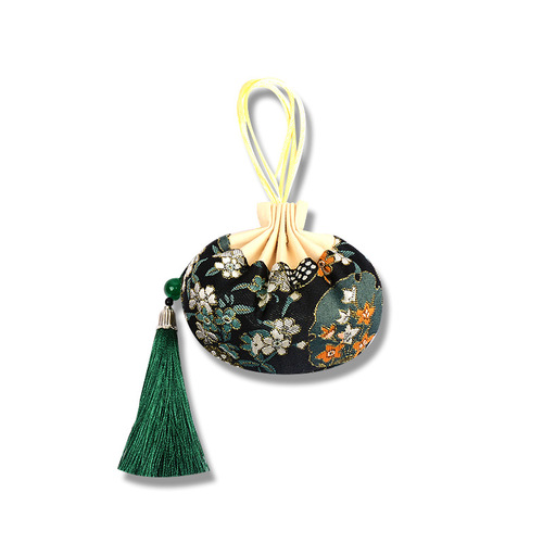 Hanfu accessories palace halter neck tassel sachet car pendant brocade sachet bag national style sachet empty bag