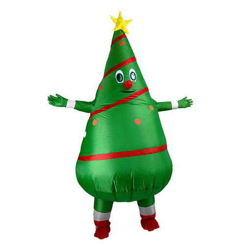 Cross-border new product party props Christmas doll snowman inflatable model Christmas tree skirt decoration Christmas tree inflatable costume