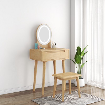 60cm/color de madera/con luz