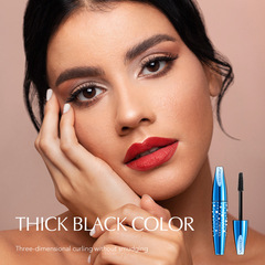 SHEDOES睫毛膏4D大刷頭防水防汗纖長自然卷翹不暈染加密睫毛膏