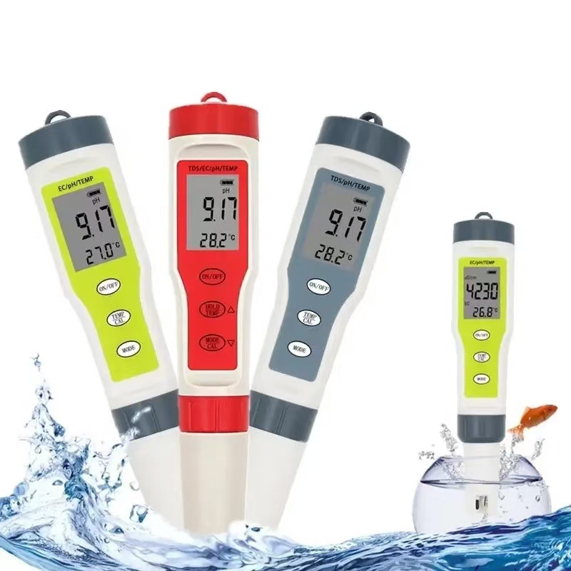 新品水质测试笔pH值TDS  电导率 温度 三合一 酸度计测试笔ph计