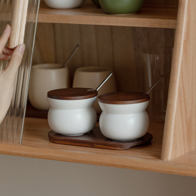 家庭用陶器調味料入れセット 調味料ボックス 調味料入れ 塩入れ 調味料ボトルセット Amazon|undefined