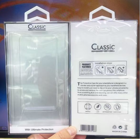 Caja de embalaje para caja de teléfono móvil, caja de embalaje para caja de teléfono móvil, embalaje de tarjeta, embalaje blanco, caja de embalaje de película para teléfono móvil, dropshipping