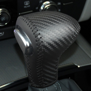 Special for 12-18 Audi A6L leather gear cover 13-16a4l A5 A7 gear cover automatic gear handle cover